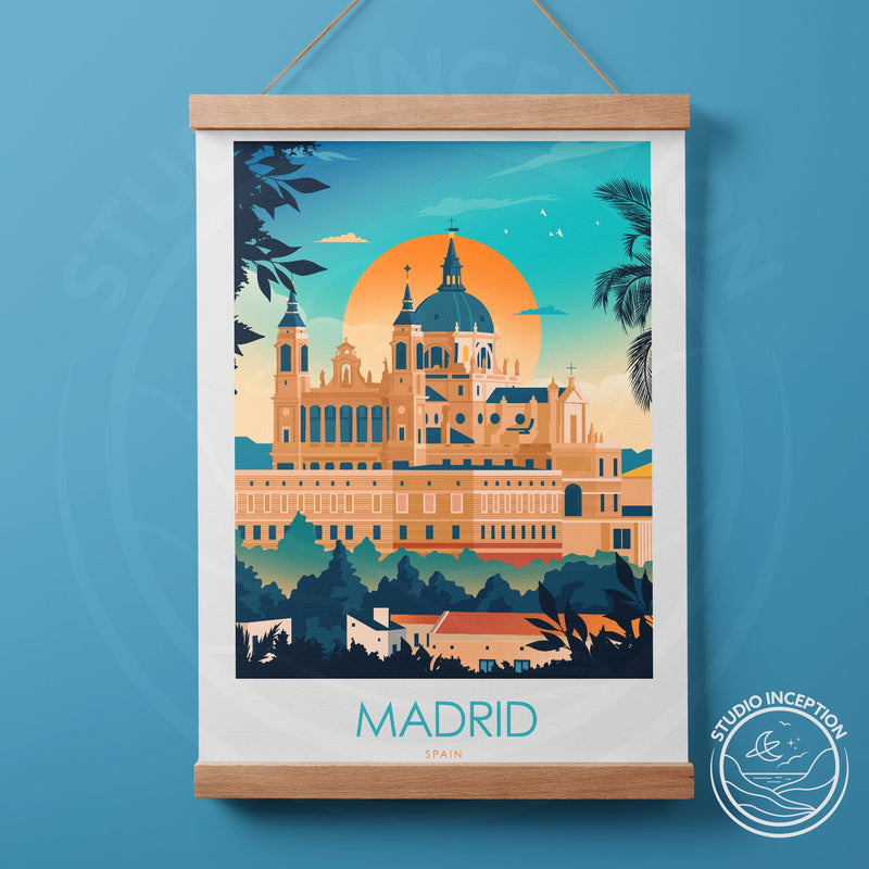 Madrid Minimalist Print