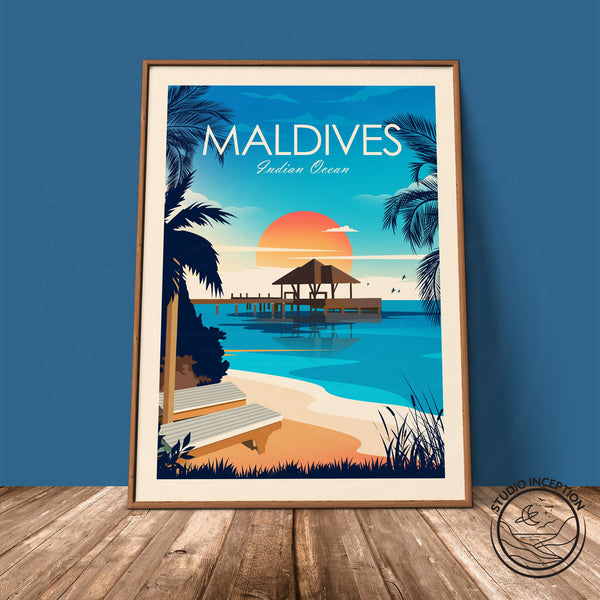Maldives Traditional Style Print
