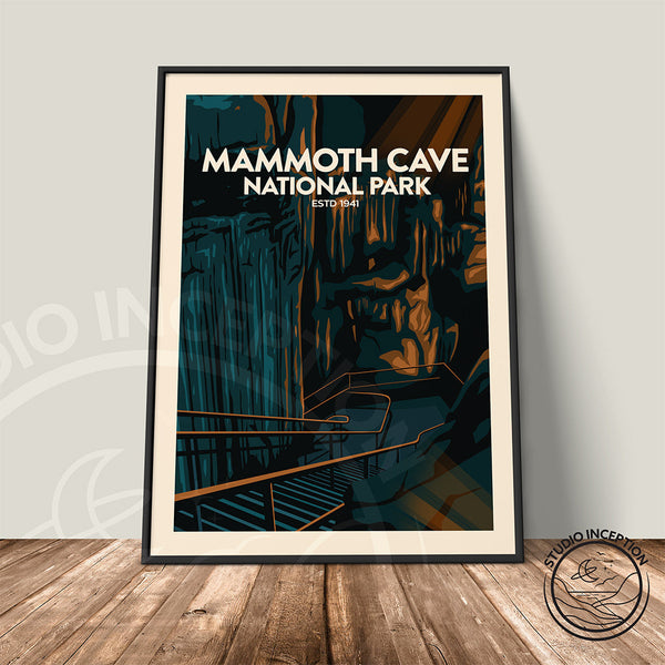 Mammoth Cave National Park Traditional Style Print