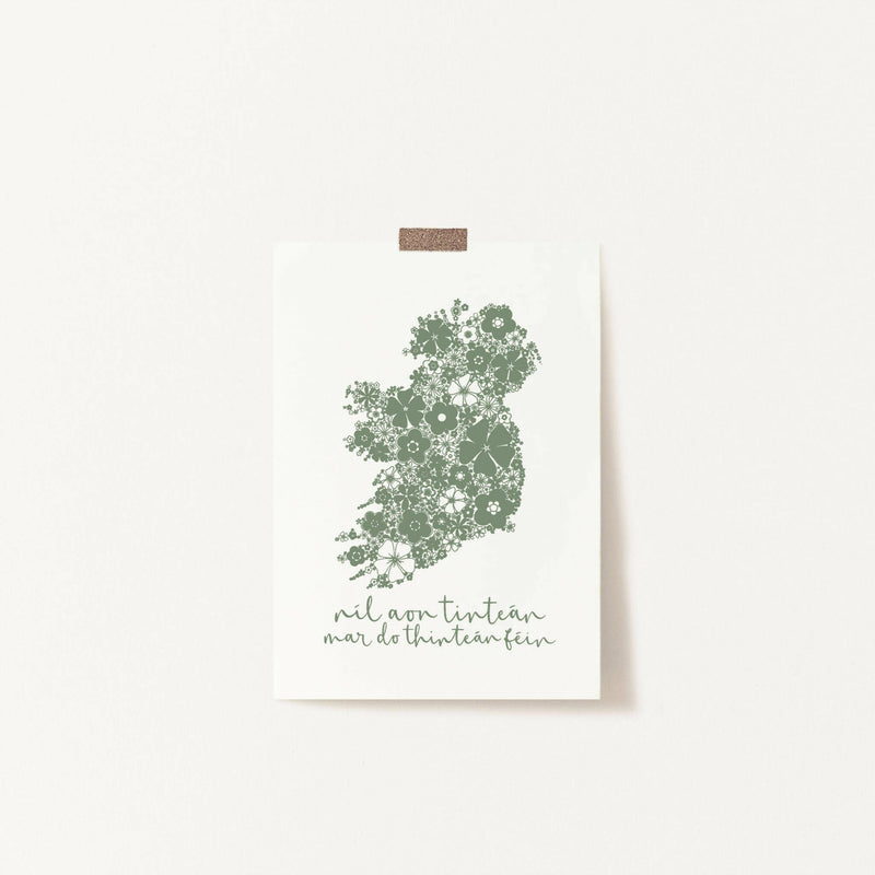 Níl Aon Tinteán Mar Do Thinteán Féin - Irish Language - A4 Print