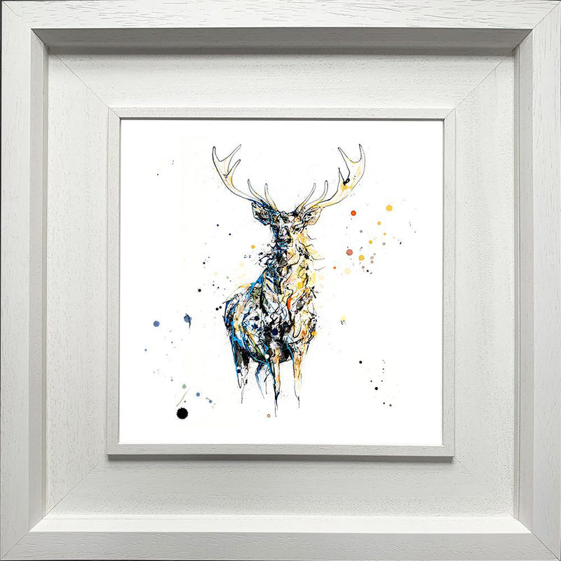 Nightfall - Stag Print with Size and Presentation Options