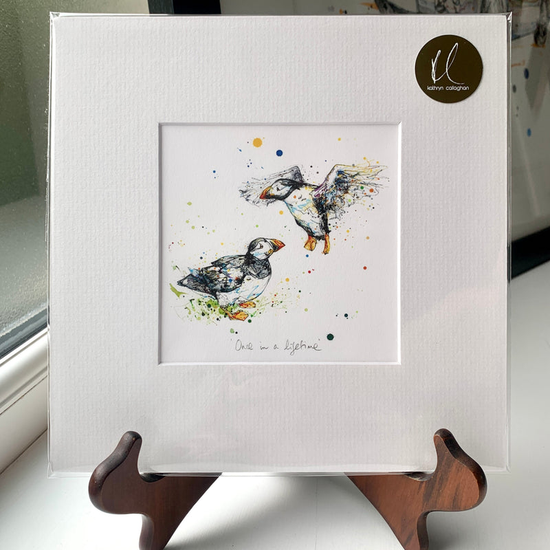 Once in a Lifetime - Atlantic Puffin Print with Size and Presentation Options