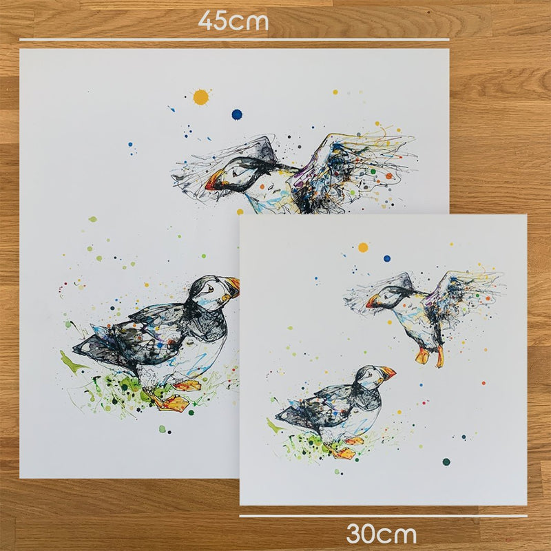 Once in a Lifetime - Atlantic Puffin Print with Size and Presentation Options