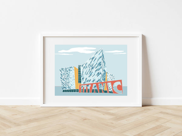 Titanic, Belfast Mounted A5 Print - Deborah Hill