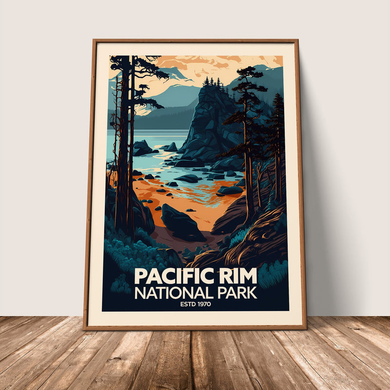 Pacific Rim Traditional Style Print