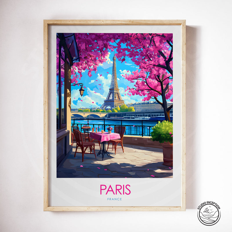 Paris Cafe Minimalist Print