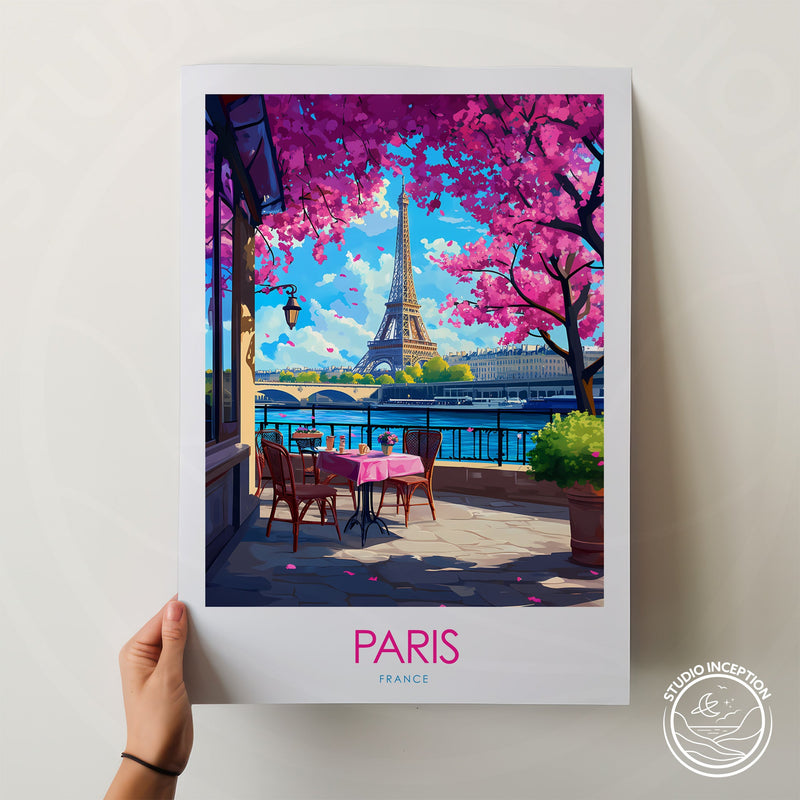 Paris Cafe Minimalist Print