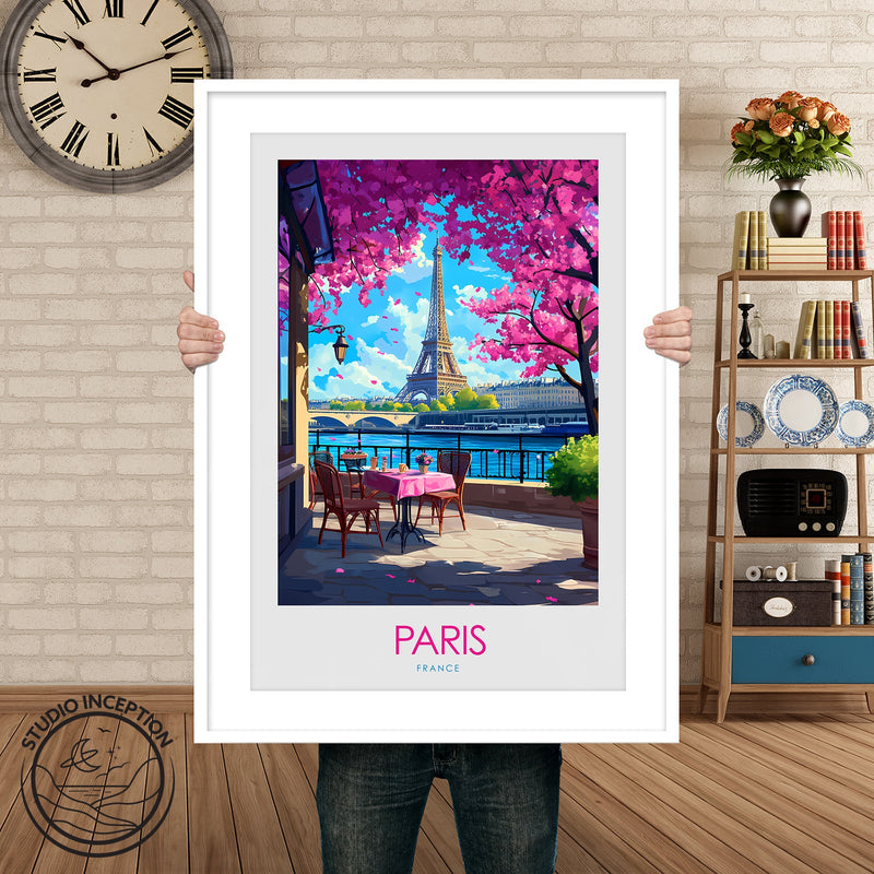 Paris Cafe Minimalist Print