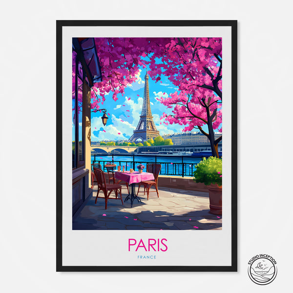 Paris Cafe Minimalist Print