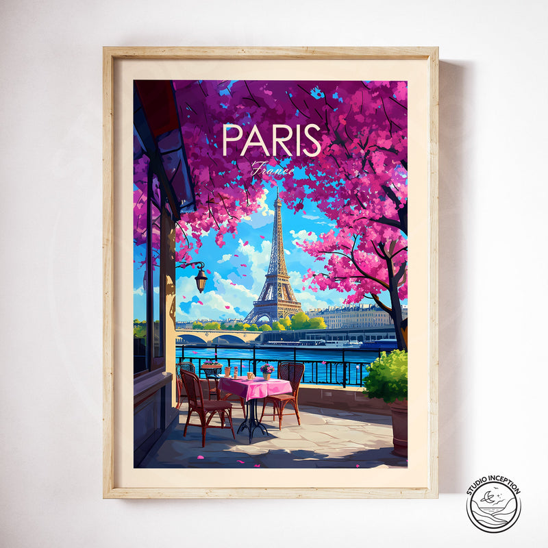 Paris Cafe Traditional Style Print