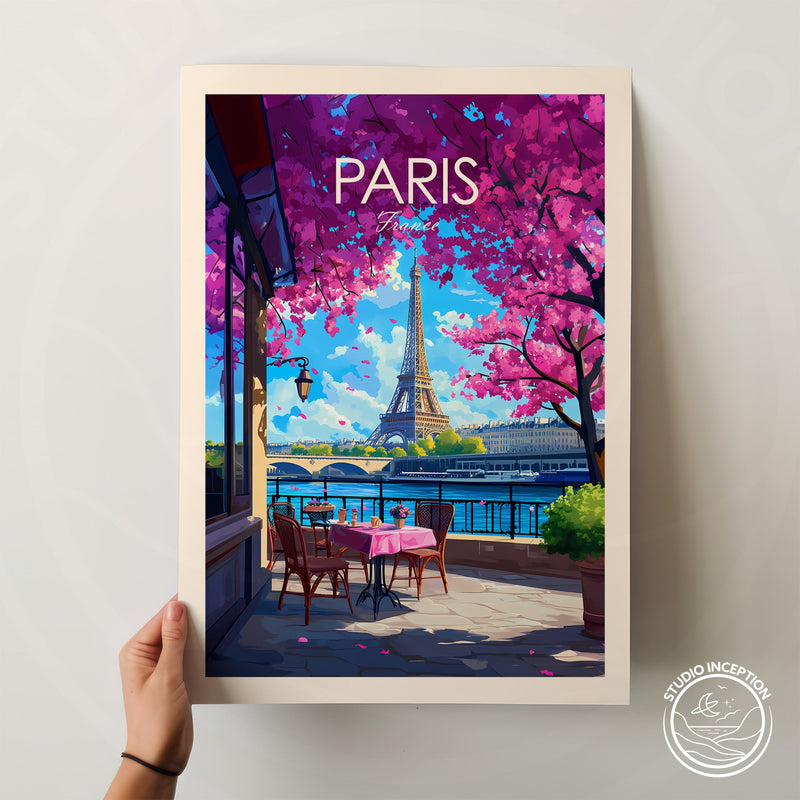 Paris Cafe Traditional Style Print