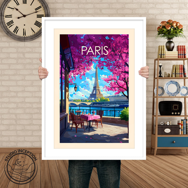 Paris Cafe Traditional Style Print