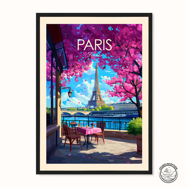 Paris Cafe Traditional Style Print