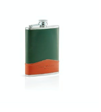 Flask in Chestnut/Green