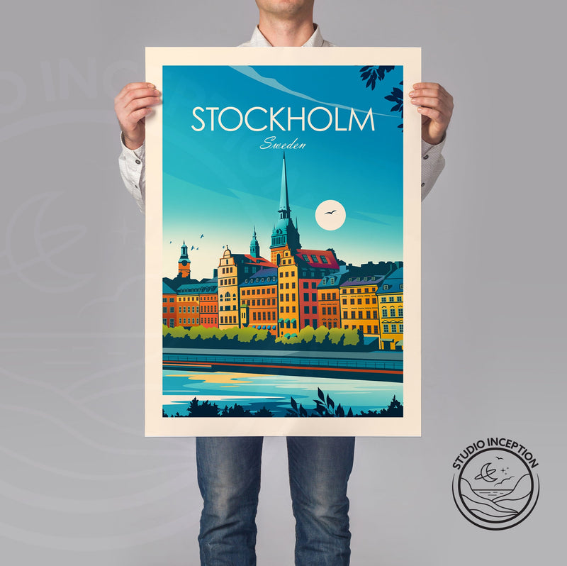 Stockholm Traditional Style Print