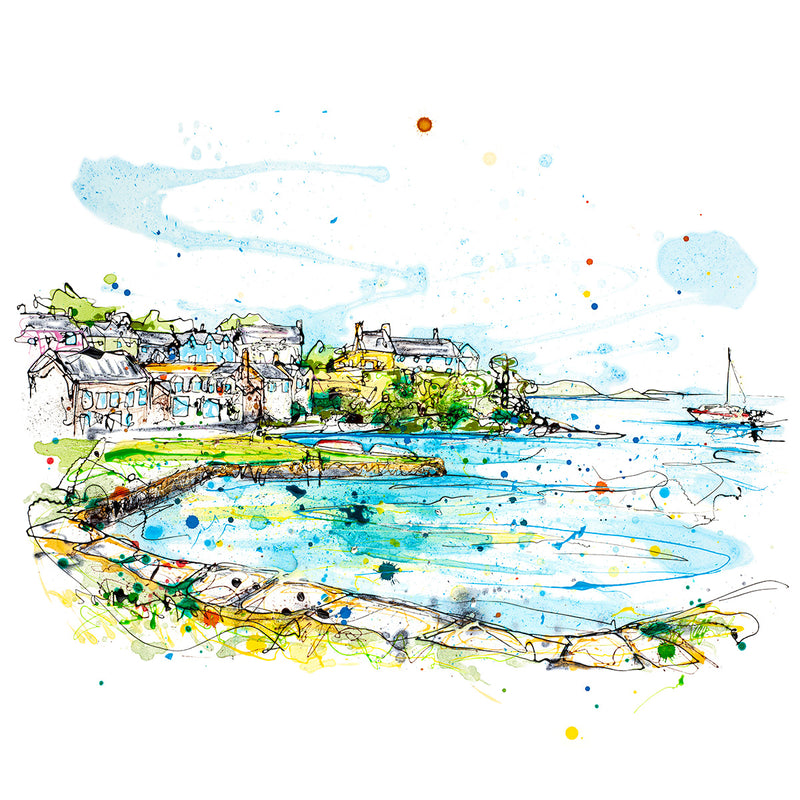 Strangford Village - County Down Northern Ireland Print with Size and Presentation Options