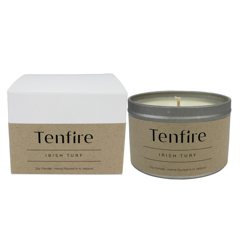 Irish Turf Scent Soy Wax Candle Tin