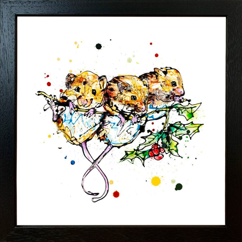 Three Amigos - Harvest Mice Print with Size and Presentation Options