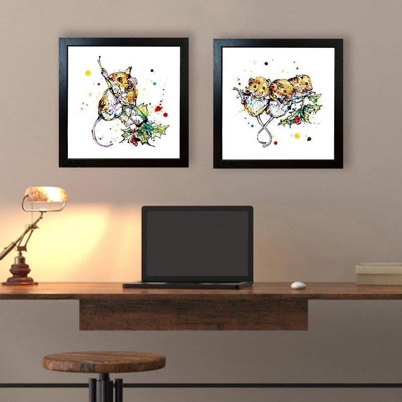 Three Amigos - Harvest Mice Print with Size and Presentation Options