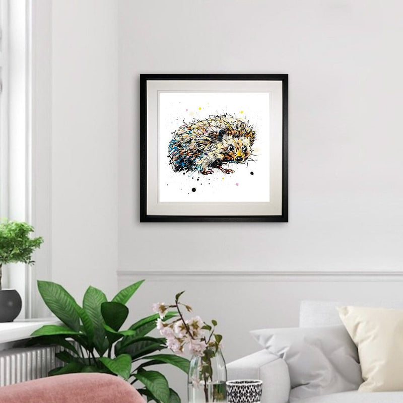 Tiny Steps - Hedgehog Print with Size and Presentation Options