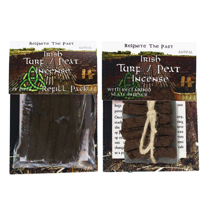 Irish Turf Burner & 14 Pack Refill Set