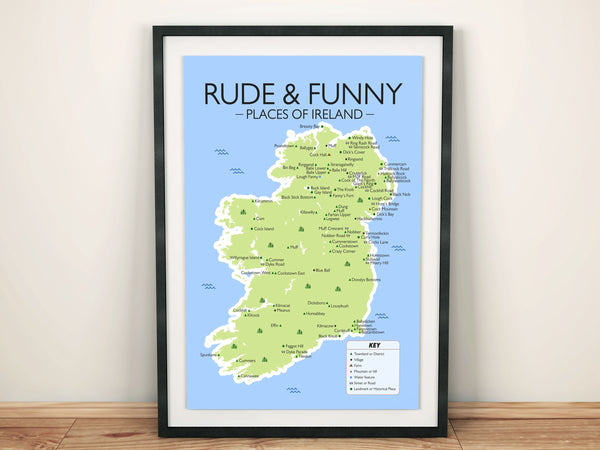 Silly & Funny Places of Ireland Print