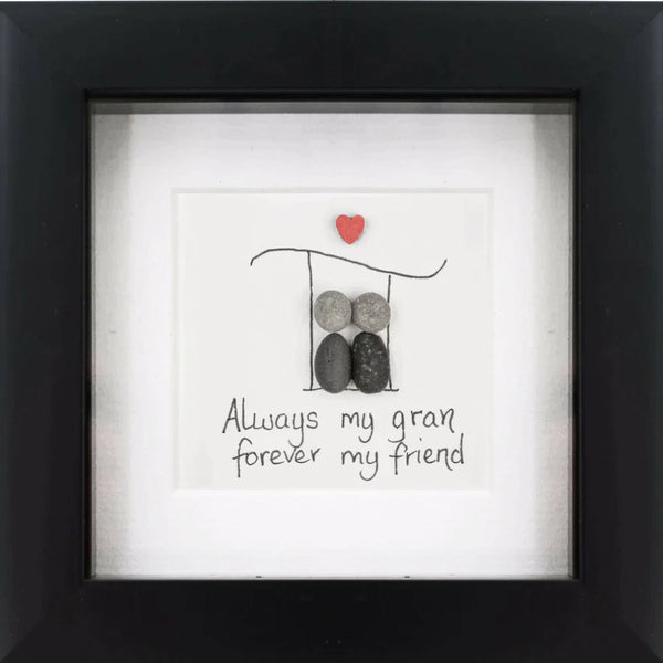 Always my Granny Pebble Art Frame