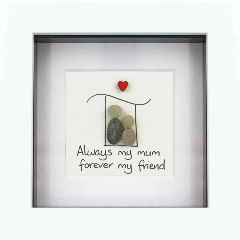 Always my Mum Pebble Art Frame