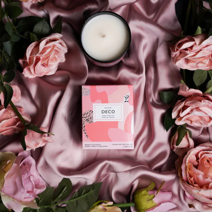 Beneath the Sheets - Amber, Neroli & Bergamot Soy Wax Candle