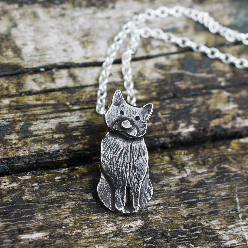 black cat necklace, black cat jewellery, black cat gift for her, black cat gift for woman, cat necklace, cat pendant, cat jewellery, gift for cat lover, black cat christmas present, lucky cat necklace