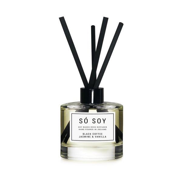 Black Coffee, Jasmine & Vanilla Reed Diffuser by Só Soy 