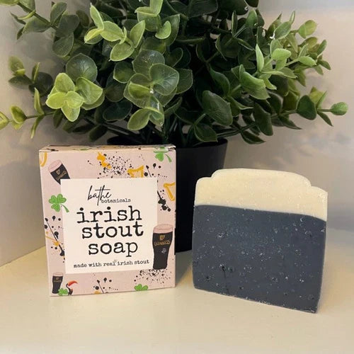 Irish Booze Soap Gift Set - 3-Pack Natural Handmade Soaps (Whiskey, Stout & Cider)