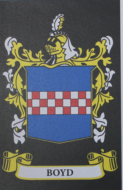 Boyd - Irish Surname Coat of Arms Family Crest Heraldry