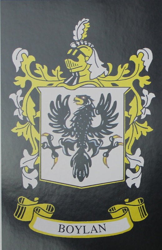 Boylan - Irish Surname Coat of Arms Family Crest Heraldry