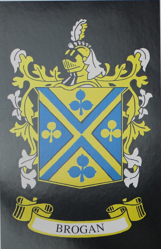 Brogan - Irish Surname Coat of Arms Family Crest Heraldry