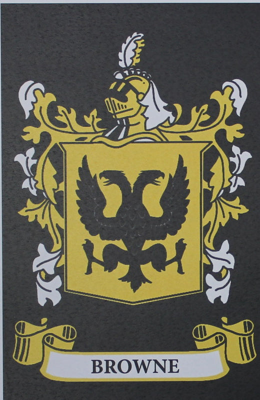 Browne - Irish American Surname Heraldry