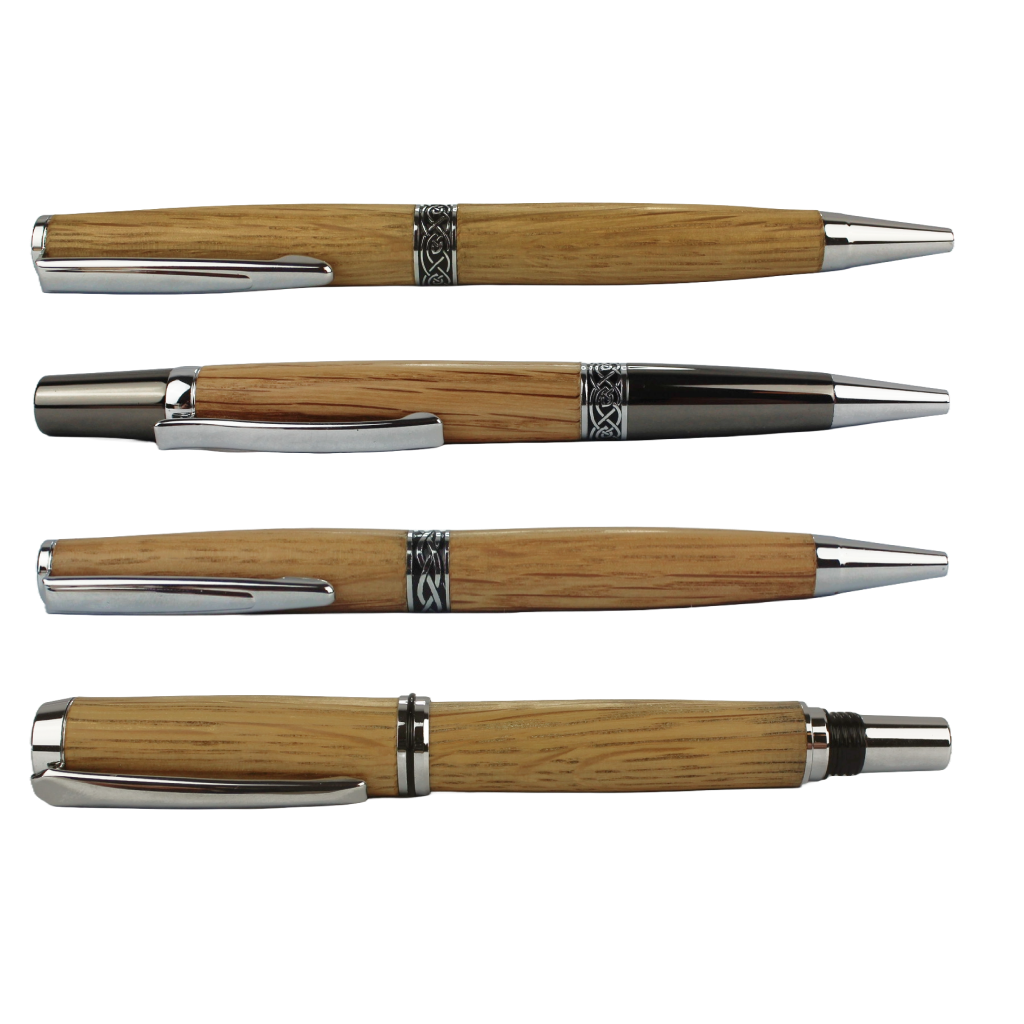 Bushmills Whiskey Barrel Handcrafted Pen - Fountain & Ballpoint