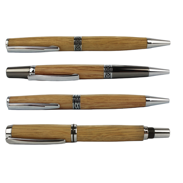 Bushmills Whiskey Barrel Handcrafted Pen - Fountain & Ballpoint