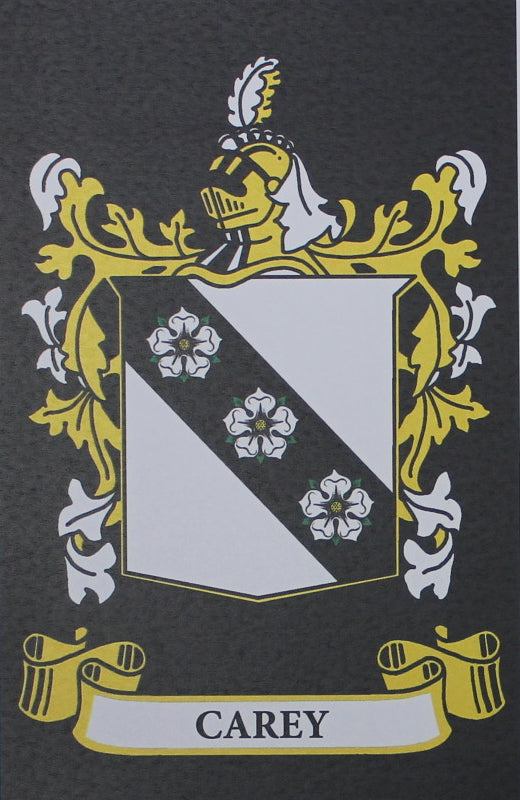 Carey - Irish American Surname Heraldry