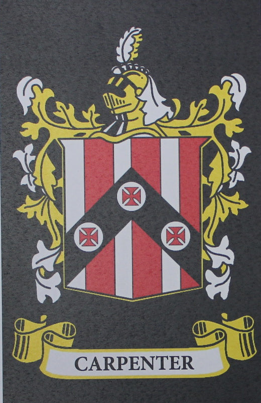 Carpenter - Irish American Surname Heraldry