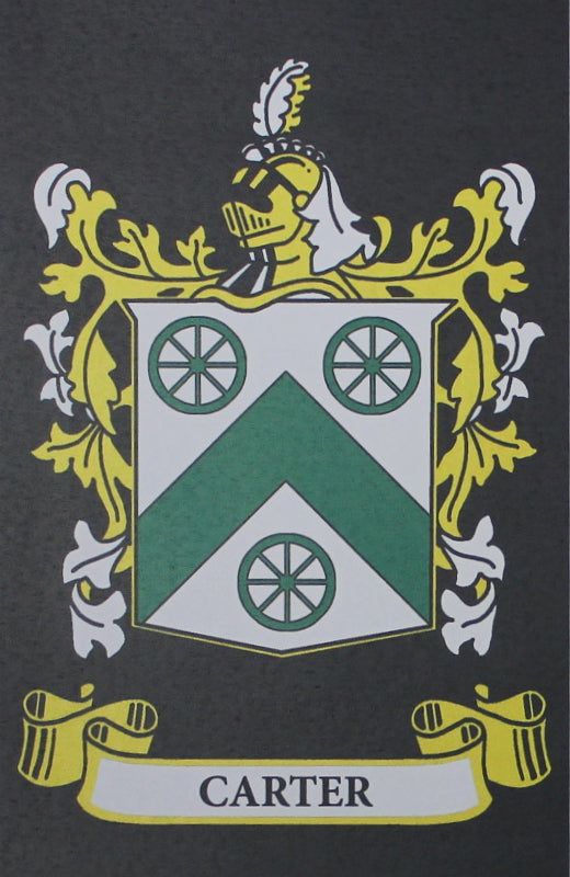 Carter - Irish American Surname Heraldry