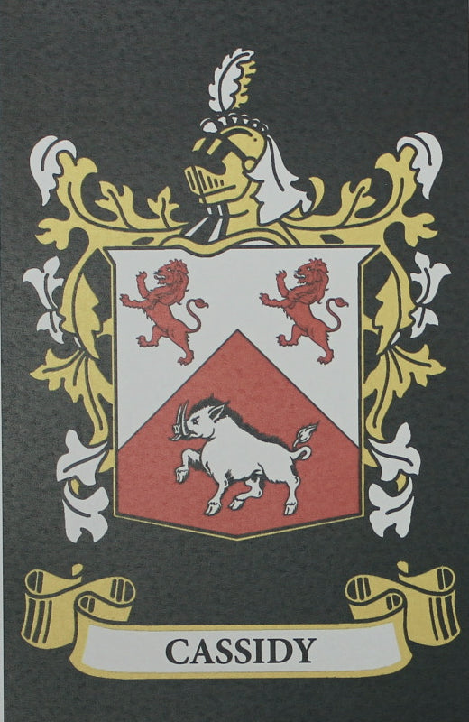 Cassidy - Irish Surname Coat of Arms Family Crest Heraldry