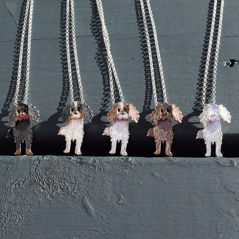 Cavalier King Charles Spaniel necklace, dog necklace, Cavalier King Charles Spaniel pendant, Cavalier King Charles Spaniel jewellery, Cavalier King Charles Spaniel gift, Cavalier King Charles Spaniel present for her