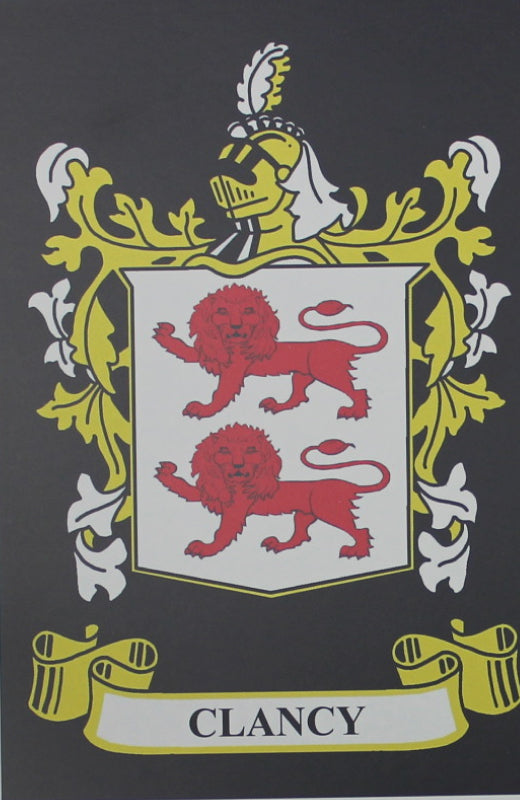 Clancy - Irish American Surname Heraldry