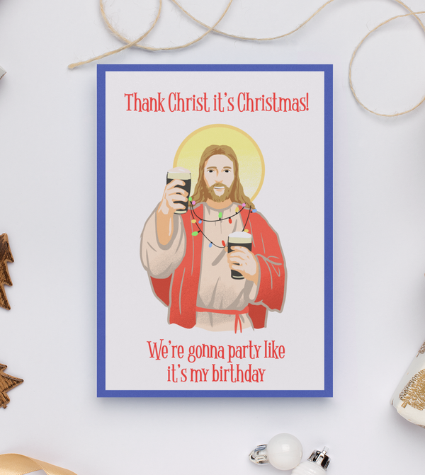 Jesus Christ Birthday/ Christmas Card