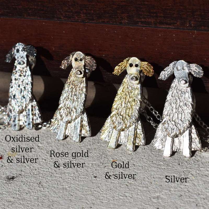 english setter cufflinks, dig cufflinks, silver dog cufflinks, english setter gift for man, unusual english setter gifts, english setter present, english setter gift for him, english setter gift for husband