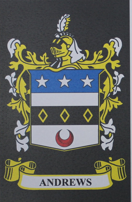 Andrews - Irish American Surname Coat of Arms Heraldry