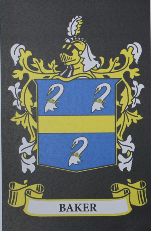 Baker - Irish Surname Heraldry