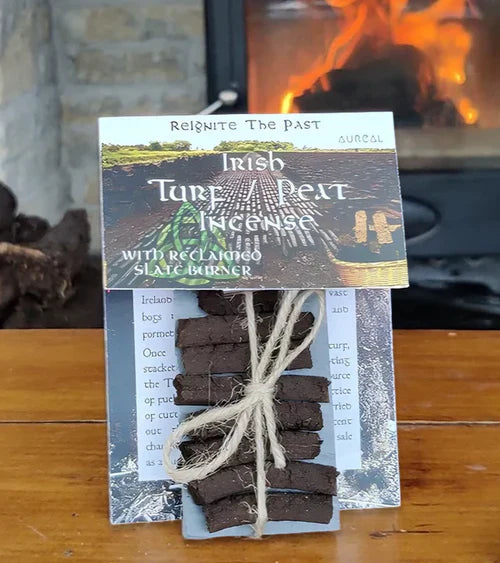 Irish Turf Peat Gift Set Bundle: Incense, Candle, and Peat Moss Soap