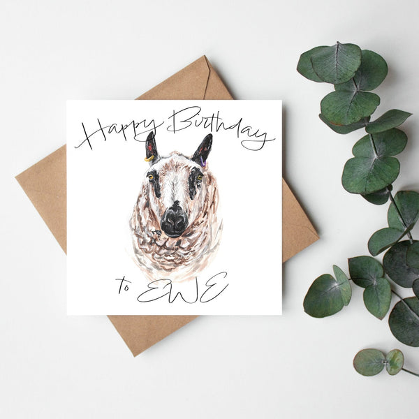 KerryHill Sheep Birthday Card